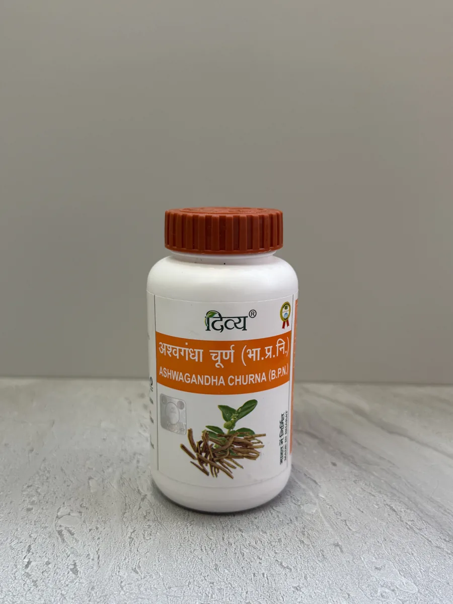 Divya Ashwagandha Churna herbal wellness product