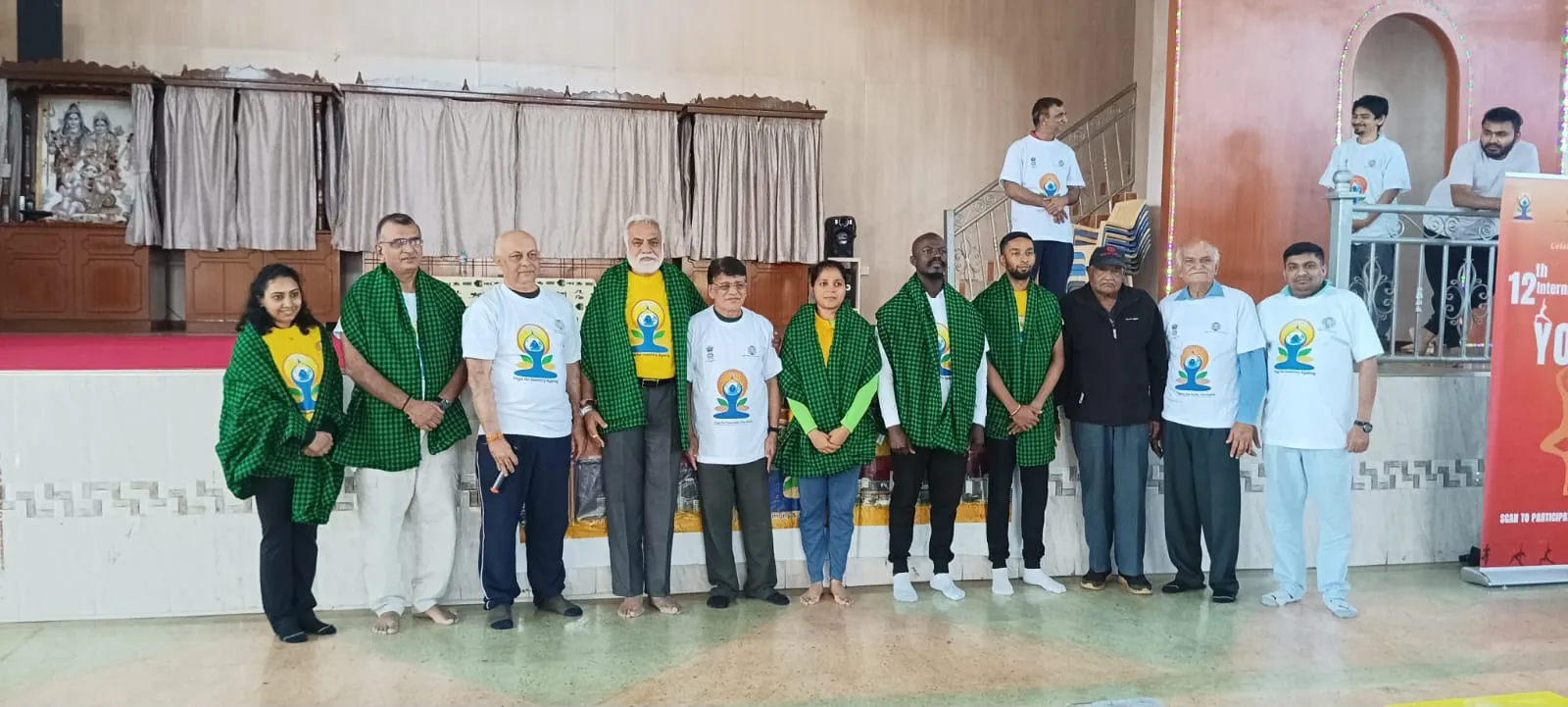 International Day of Yoga organisers and honoured guests