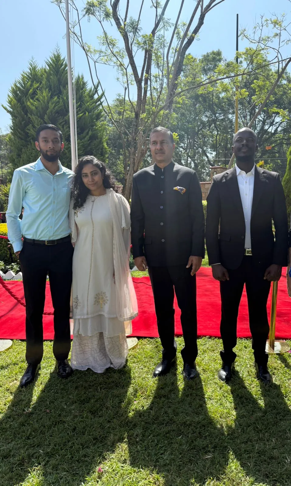 Pathak's Vitality representatives at an official wellness event