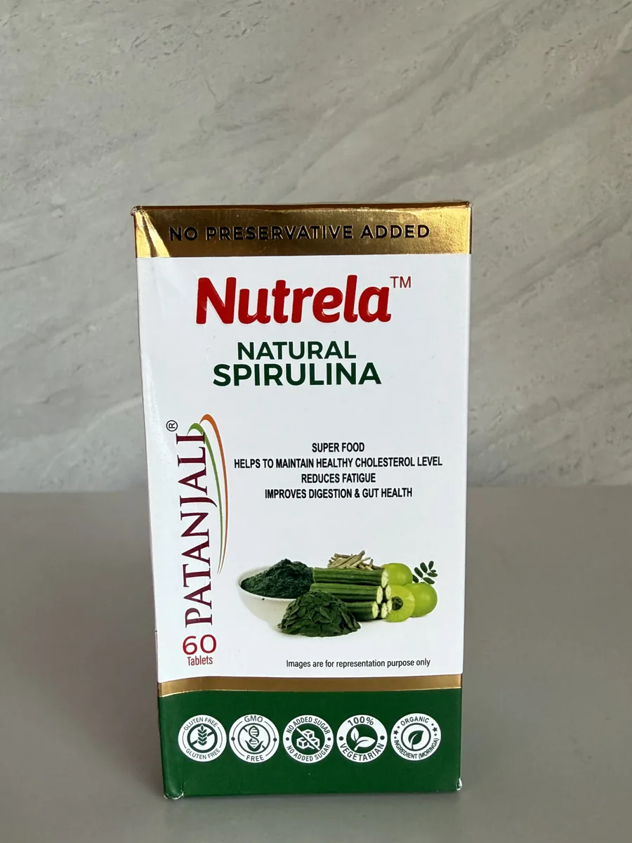 Nutrela Natural Spirulina tablets
