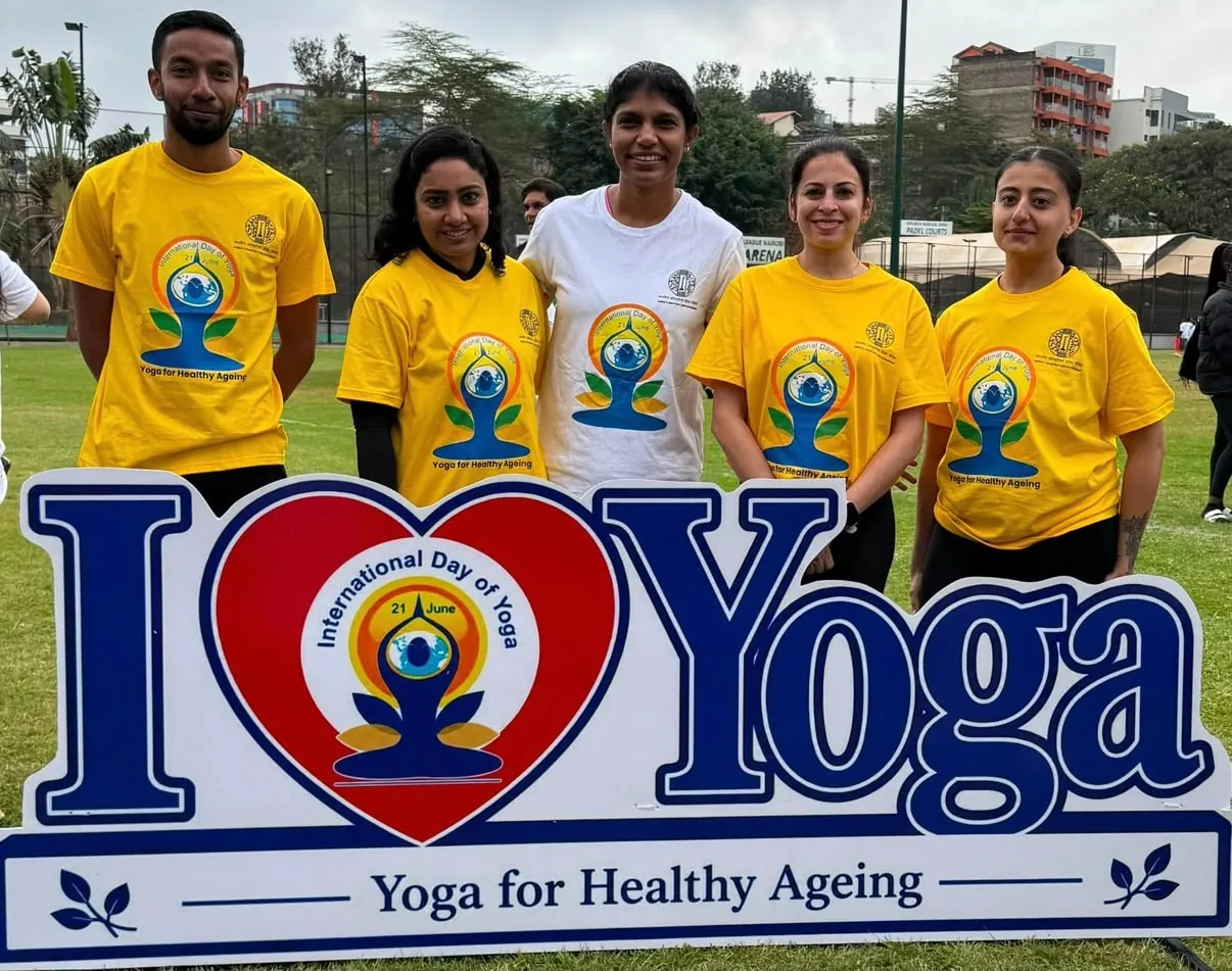 Celebrating yoga for healthy ageing